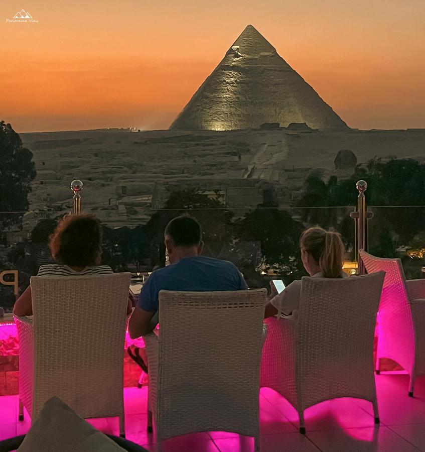 Panorama View Pyramids Kafret el-Gabal Exterior foto
