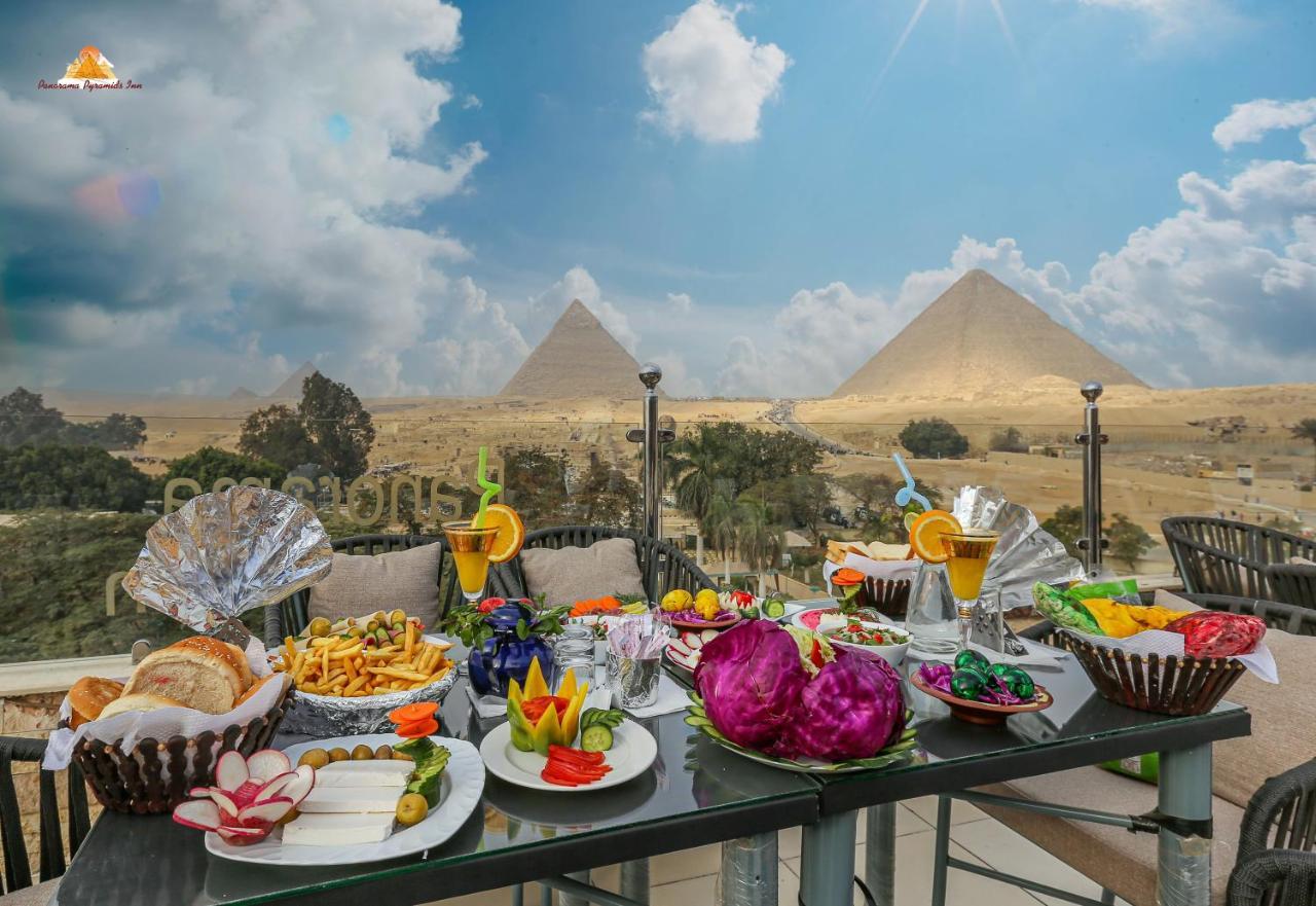 Panorama View Pyramids Kafret el-Gabal Exterior foto
