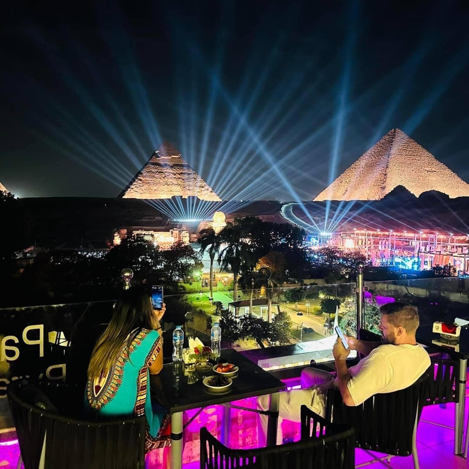 Panorama View Pyramids Kafret el-Gabal Exterior foto